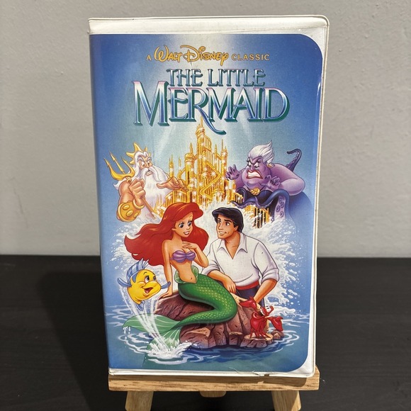 Other - Disney The Little Mermaid (VHS, 1989) Banned Cover THE CLASSICS Black Diamond